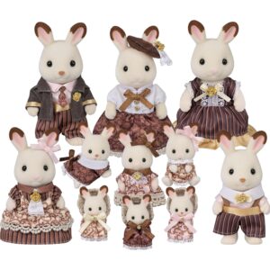 Sylvanian Families Chocolat Rabbit Family Anniversary Set