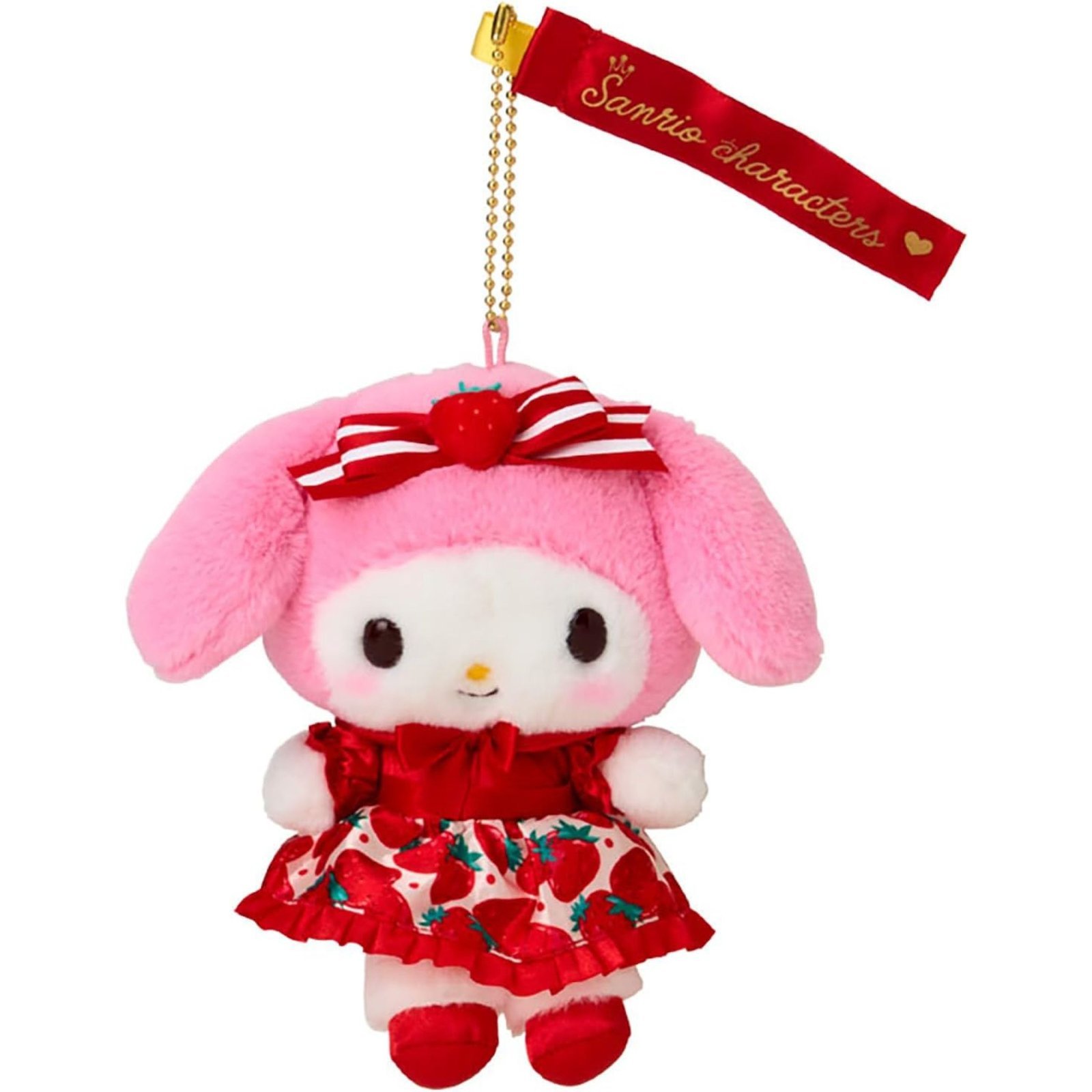 My Melody Strawberry 50th Anniversary Mascot Plushie