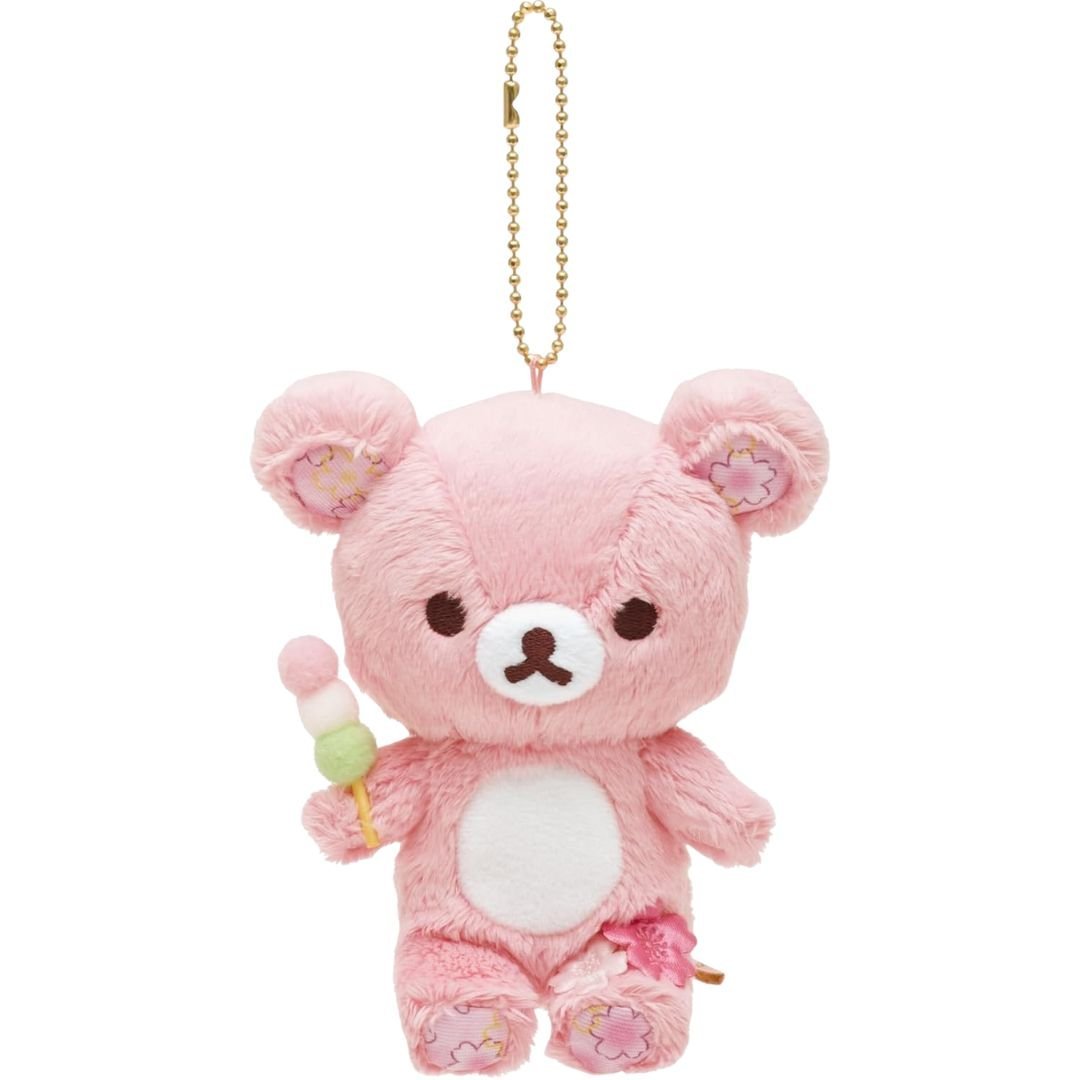 Korilakkuma Sakura Theme Mochi Keychain Plushie