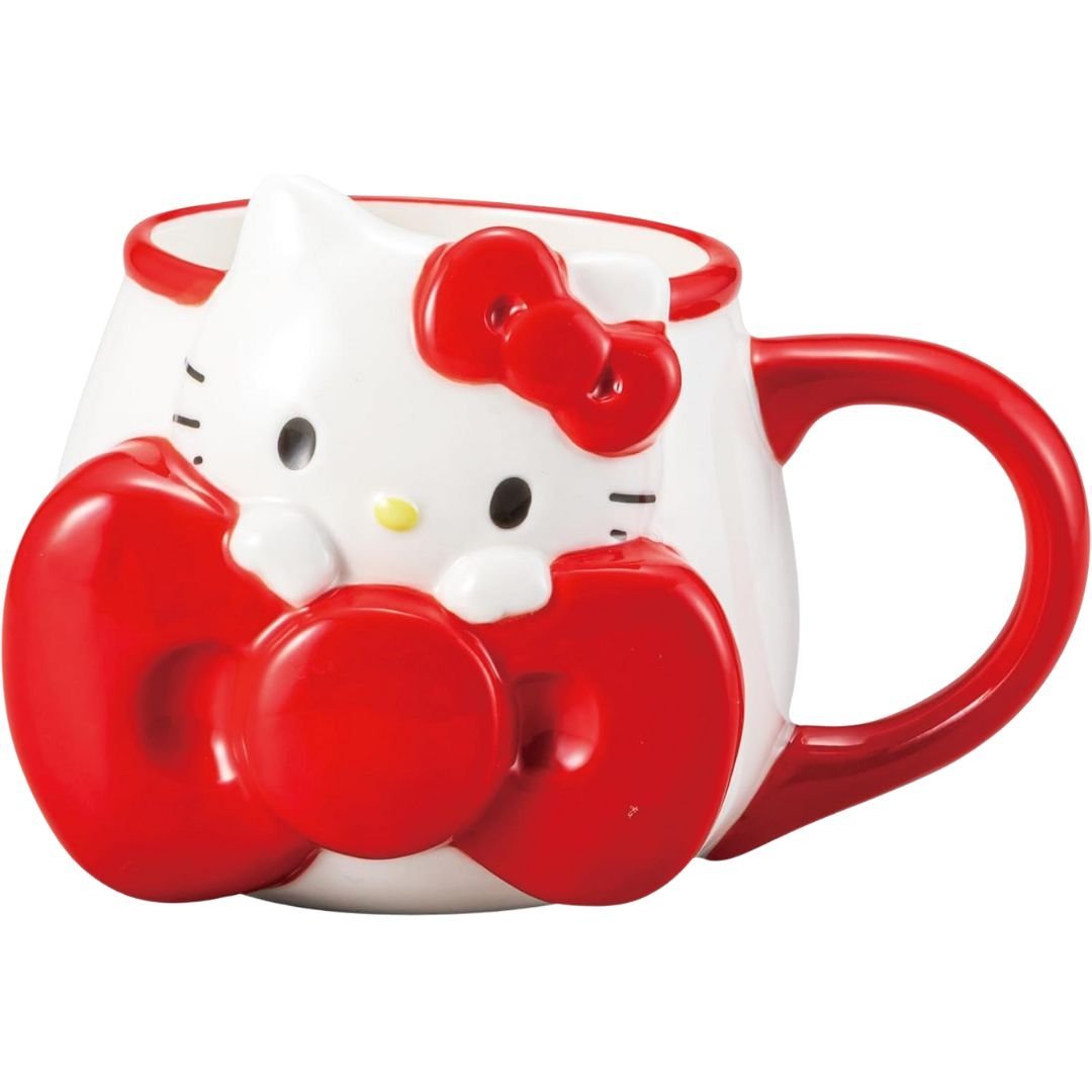 Hello Kitty Edgy Ribbon 3D Small Mug