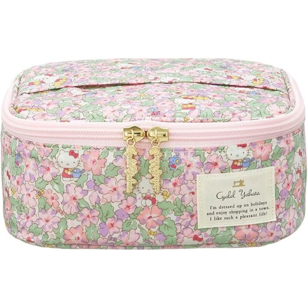 Hello Kitty Liberty Floral Vanity Pouch (Pink)