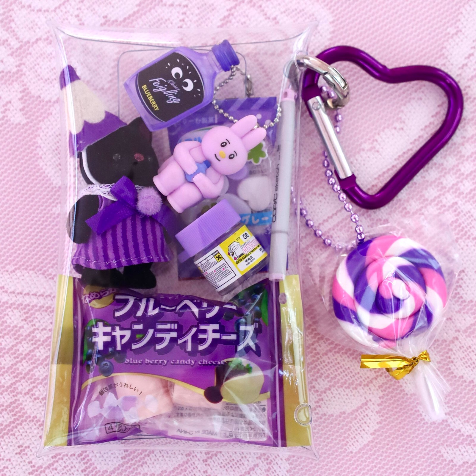 IMG_3580 Sylvanian Families - Midnight Cat Blueberry Candy Trinket Pouch - Image 1