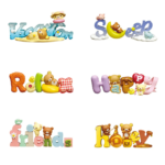 Re-Ment Rilakkuma Collection Of Words